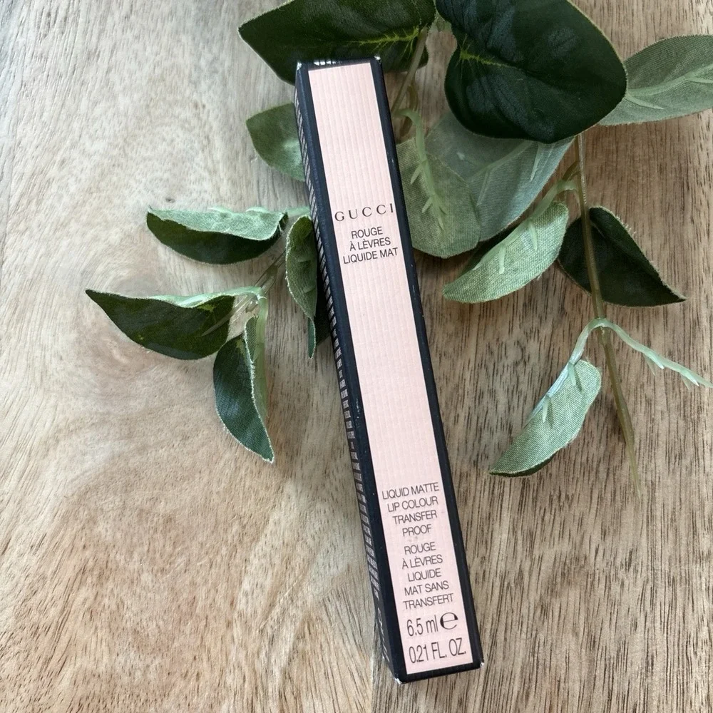 Gucci Rouge A Levres Liquide Mat Liquid Matte Lip Color 315 May Peach NEW